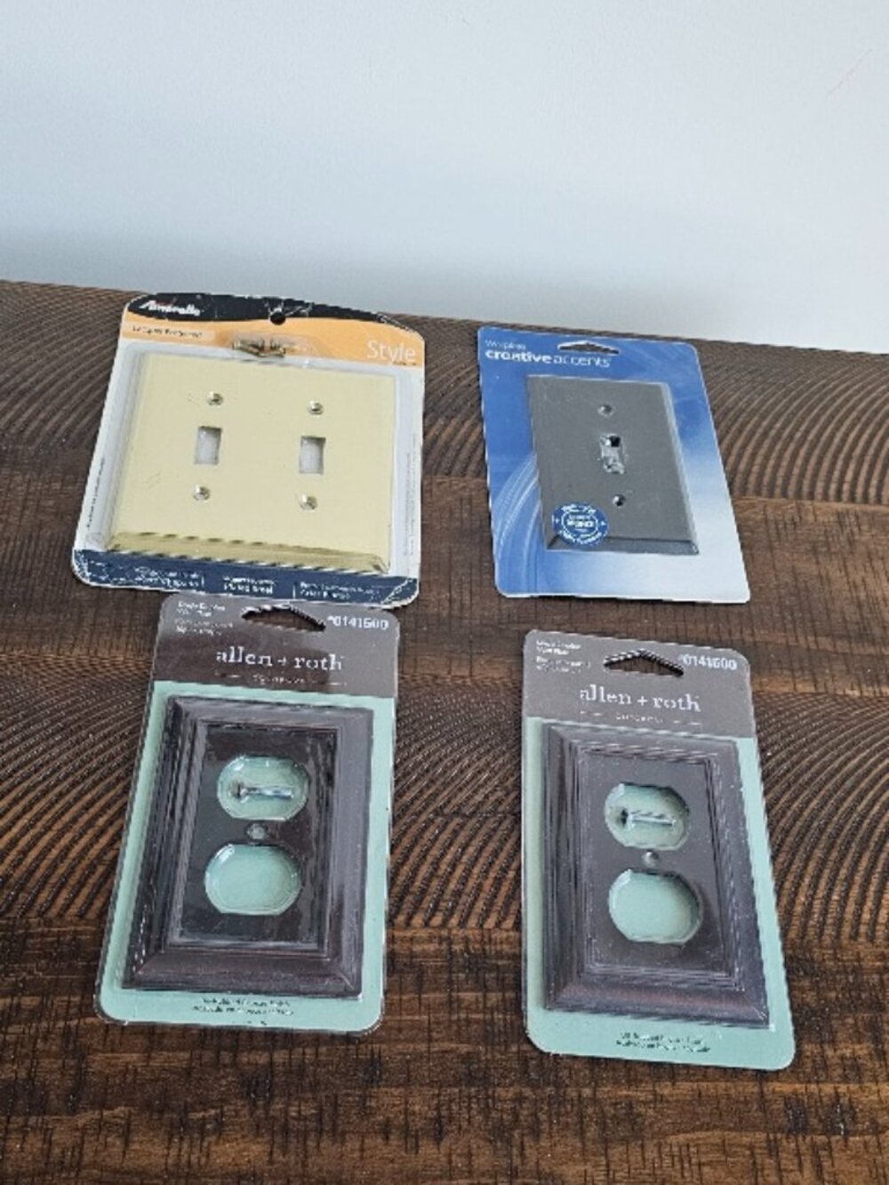 NEW Single Toggle, Double Toggle Lightswitch Plate and Outlet Cover Bronze Brass